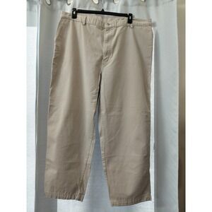 Carhartt Mens Khaki Casual Dress Straight Leg Pants 44 x 30* B129STN‎